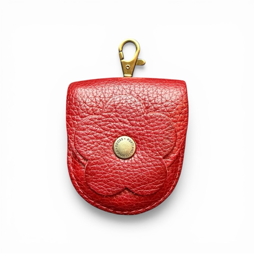 PORTLAND LEATHER Daisy Pouch Chili Red